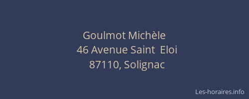 Goulmot Michèle