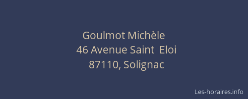 Goulmot Mich&egrave;le