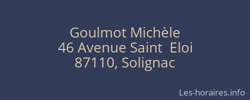 Goulmot Michèle