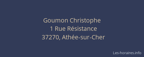 Goumon Christophe