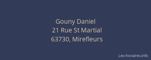 Gouny Daniel