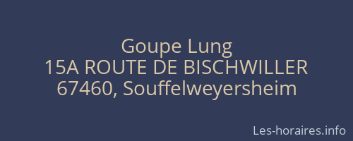 Goupe Lung