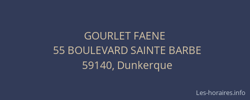 GOURLET FAENE