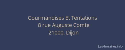 Gourmandises Et Tentations