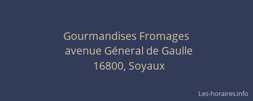 Gourmandises Fromages