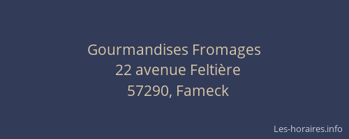 Gourmandises Fromages