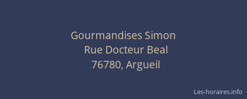 Gourmandises Simon