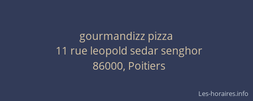 gourmandizz pizza