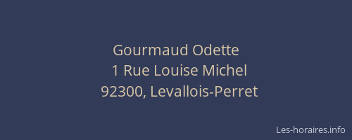 Gourmaud Odette