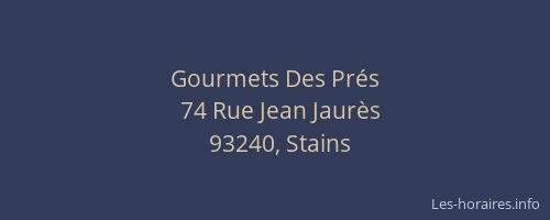 Gourmets Des Prés