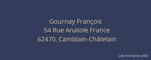Gournay Fran&ccedil;ois