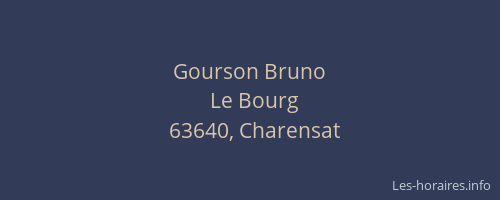 Gourson Bruno