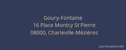 Goury-Fontaine