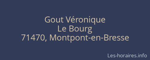 Gout Véronique