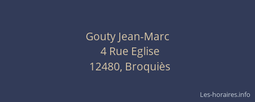 Gouty Jean-Marc