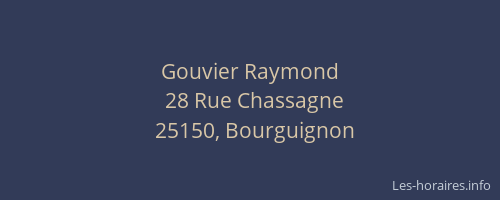 Gouvier Raymond