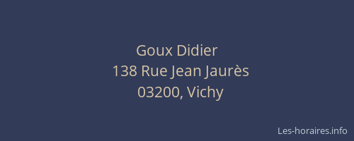 Goux Didier