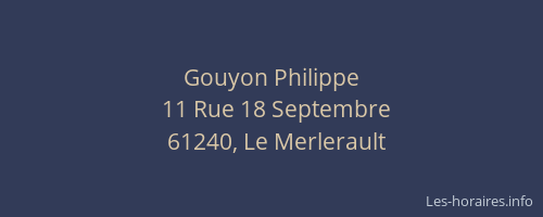 Gouyon Philippe
