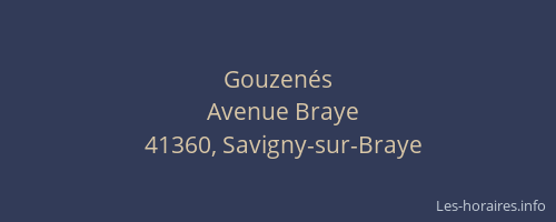 Gouzen&eacute;s