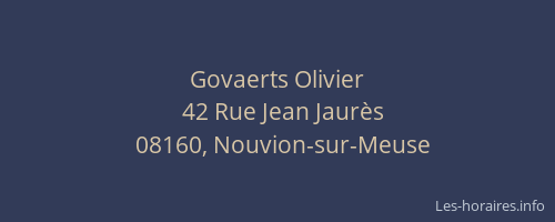 Govaerts Olivier