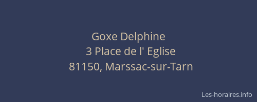 Goxe Delphine