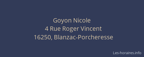 Goyon Nicole