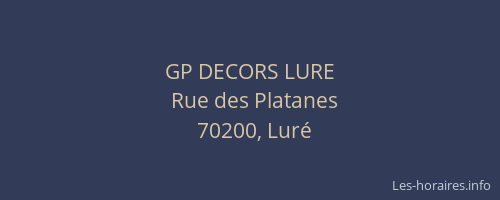 GP DECORS LURE