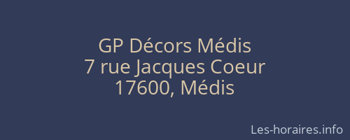 GP Décors Médis