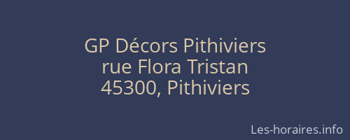 GP Décors Pithiviers