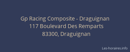 Gp Racing Composite - Draguignan