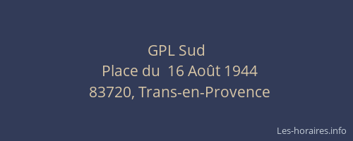 GPL Sud