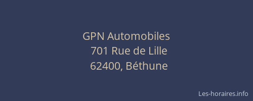 GPN Automobiles
