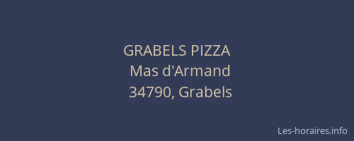 GRABELS PIZZA