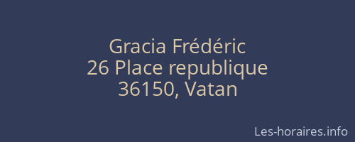 Gracia Frédéric