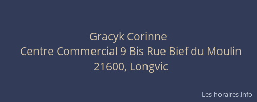 Gracyk Corinne