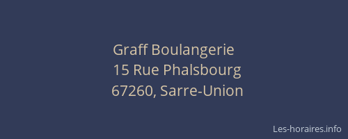 Graff Boulangerie