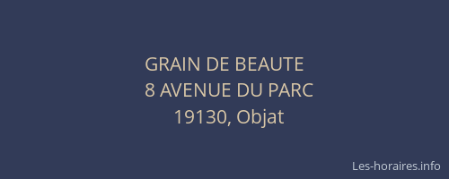 GRAIN DE BEAUTE