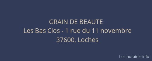 GRAIN DE BEAUTE