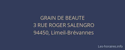 GRAIN DE BEAUTE