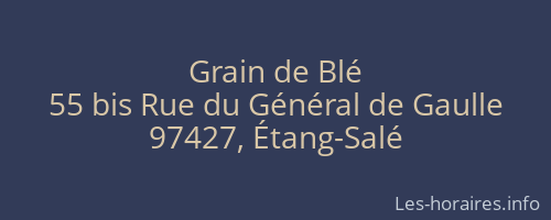 Grain de Blé