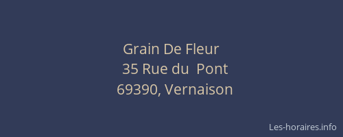 Grain De Fleur