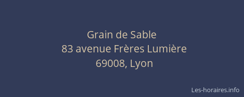 Grain de Sable
