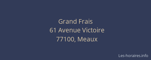 Grand Frais