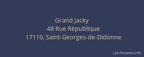 Grand Jacky