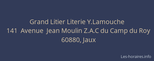 Grand Litier Literie Y.Lamouche