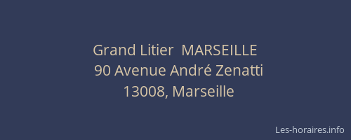 Grand Litier  MARSEILLE