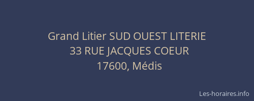Grand Litier SUD OUEST LITERIE