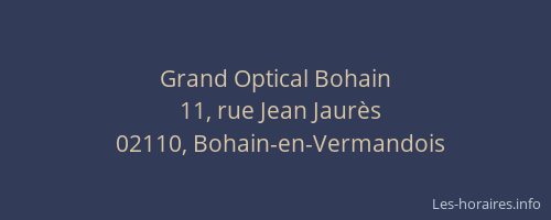 Grand Optical Bohain