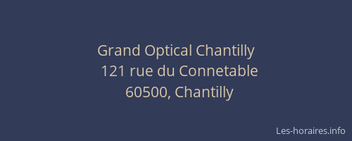 Grand Optical Chantilly