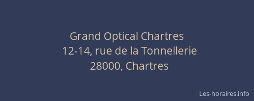 Grand Optical Chartres